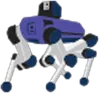 Cute ANYmal quadruped robot illustration