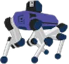 Cute ANYmal quadruped robot illustration