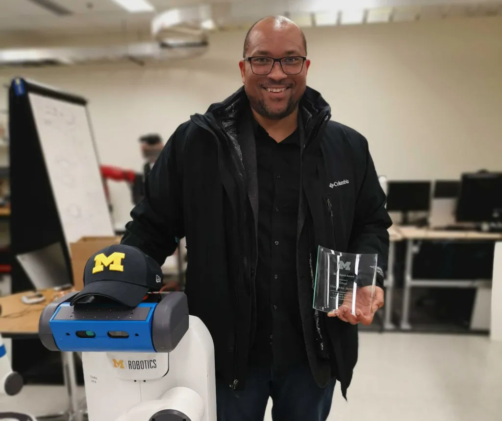 Jenkins with MLK Spirit Award