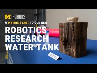 A 10,000 gallon robotics research water tank