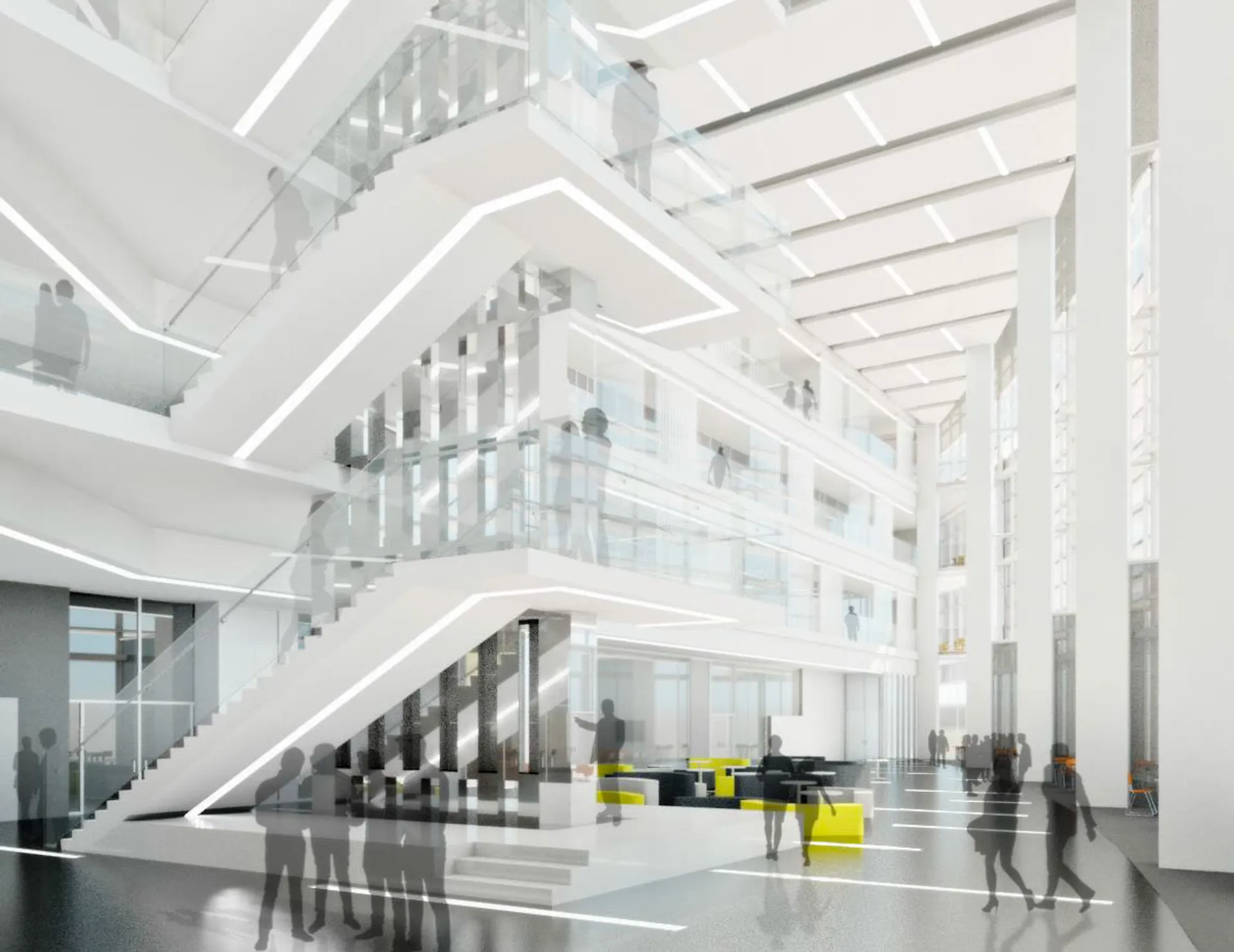 Rendering of the Robotics Institute building