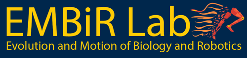 EMBiR Lab (Evolution and Motion of Biology and Robotics) logo