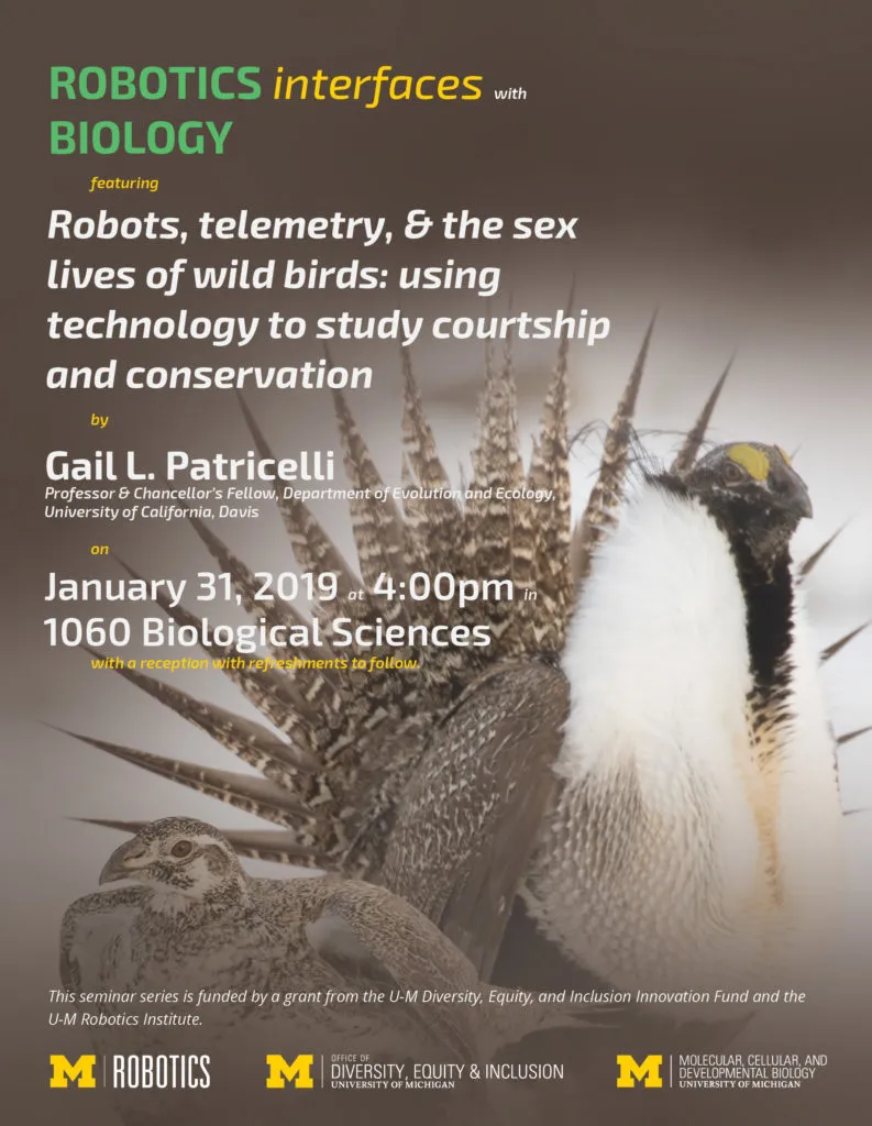 Gail Patricelli seminar poster